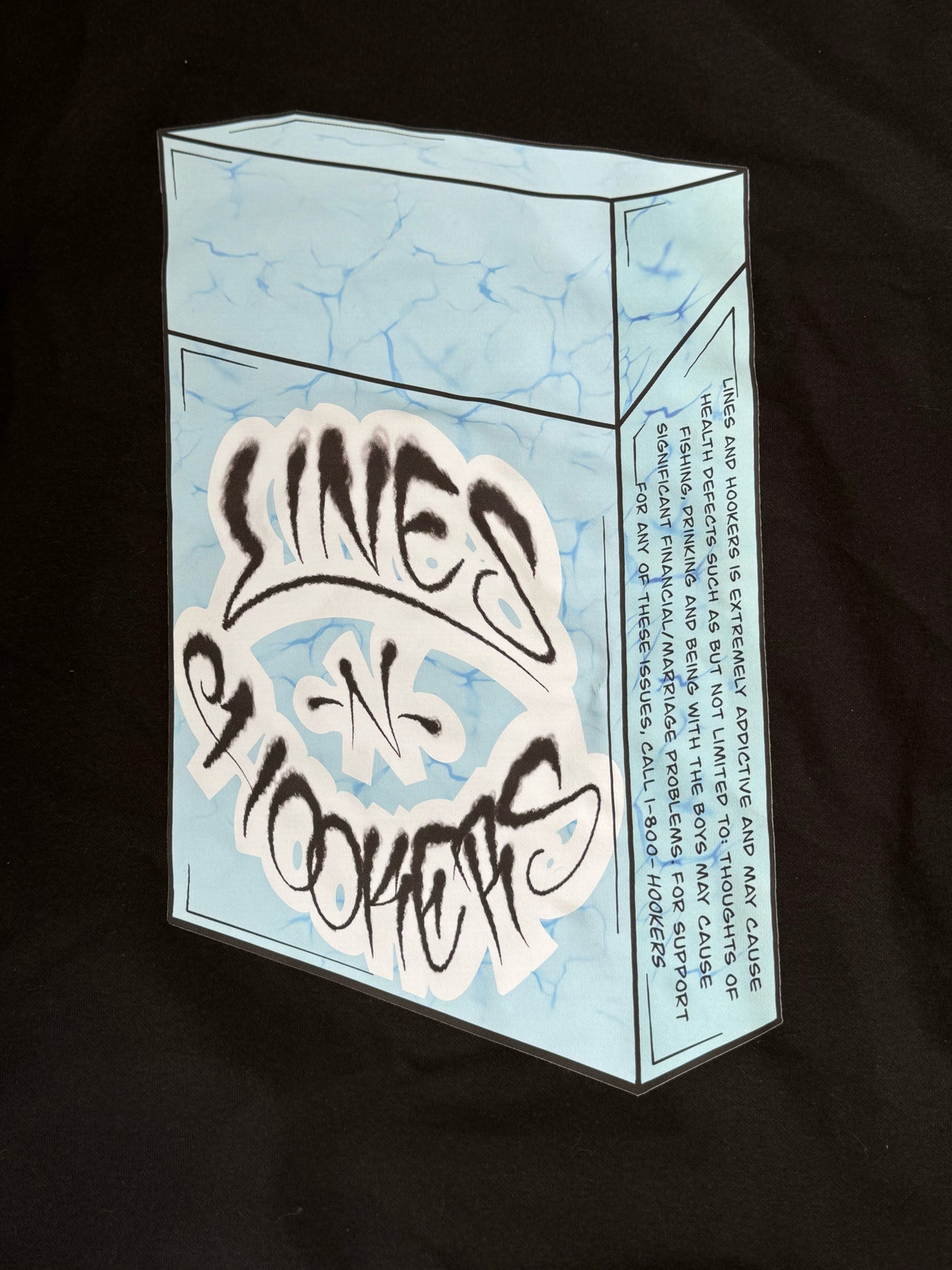 Lines and Hookers Addiction Hoodies