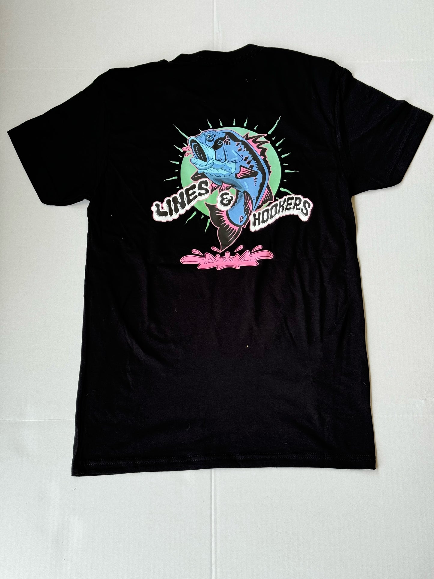 Lines and Hookers Black Short Sleeve